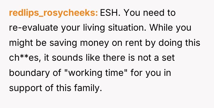 redlips_rosycheeks ESH. You need to re-evaluate your living situation. While...