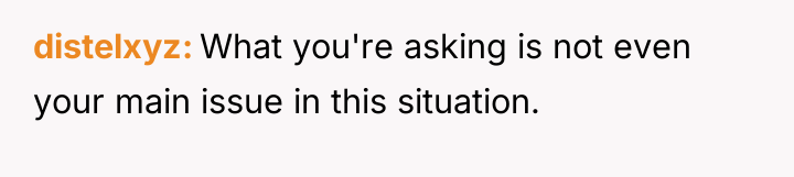 distelxyz What you're asking is not even your main issue...
