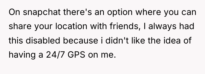 On snapchat there's an option where you can share your...