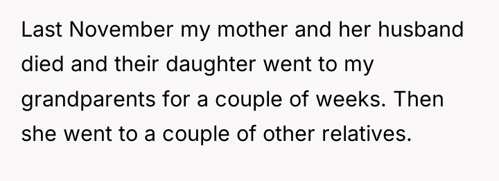 Last November my mother and her husband died and their...