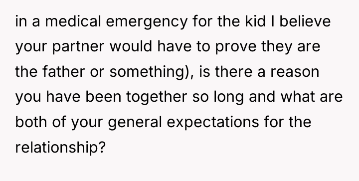 in a medical emergency for the kid I believe your...