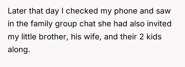 Later that day I checked my phone and saw in...
