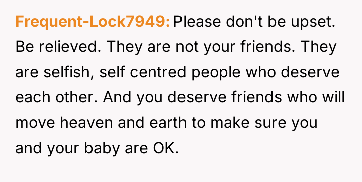 Frequent-Lock7949 Please don't be upset. Be relieved. They are not...