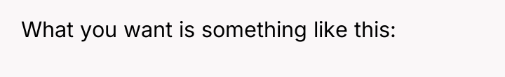 What you want is something like this: