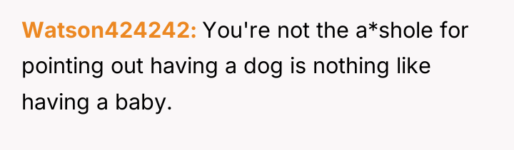 Watson424242 You're not the a*shole for pointing out having a...