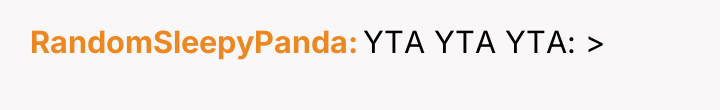 RandomSleepyPanda YTA YTA YTA: >