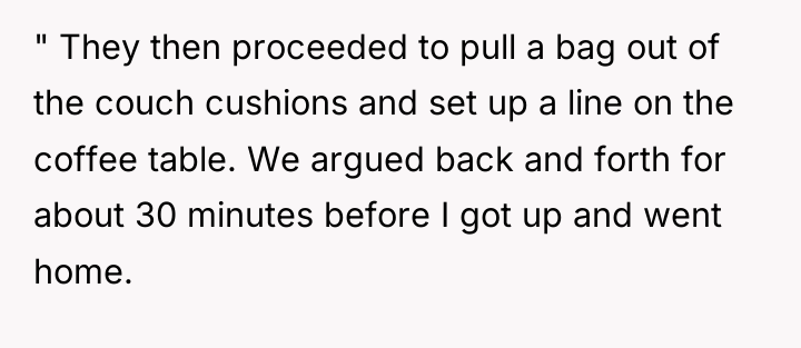 " They then proceeded to pull a bag out of...