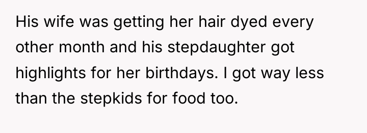 His wife was getting her hair dyed every other month...