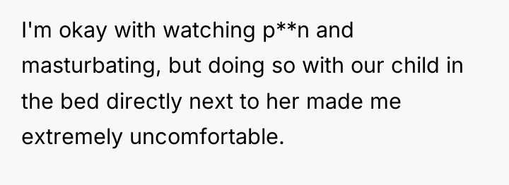 I'm okay with watching p**n and masturbating, but doing so...