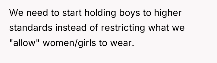 We need to start holding boys to higher standards instead...