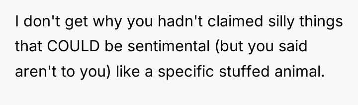 I don't get why you hadn't claimed silly things that...