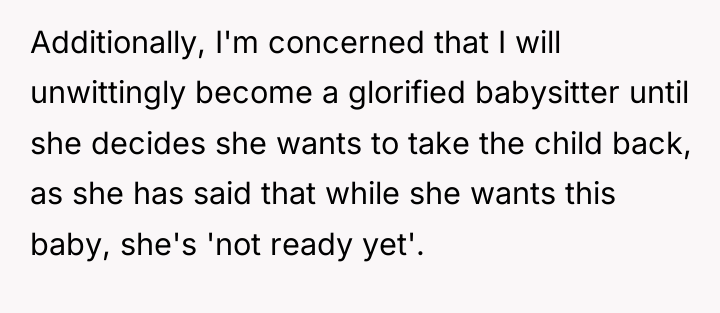 Additionally, I'm concerned that I will unwittingly become a glorified...