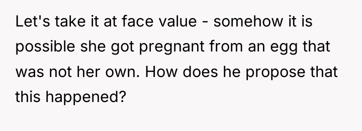 Let's take it at face value - somehow it is...