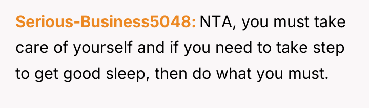 Serious-Business5048 NTA, you must take care of yourself and if...