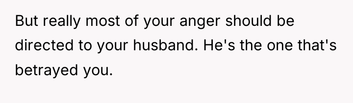 But really most of your anger should be directed to...