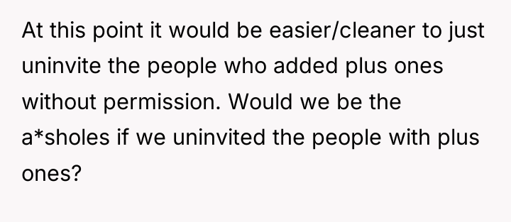 At this point it would be easier/cleaner to just uninvite...