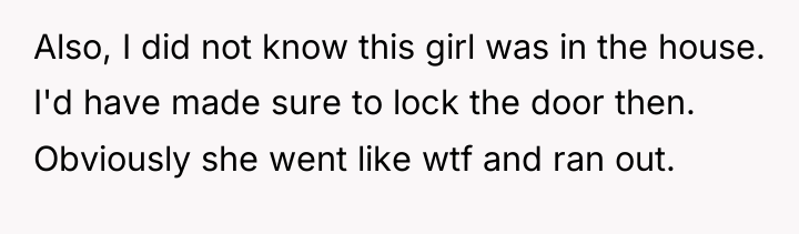 Also, I did not know this girl was in the...