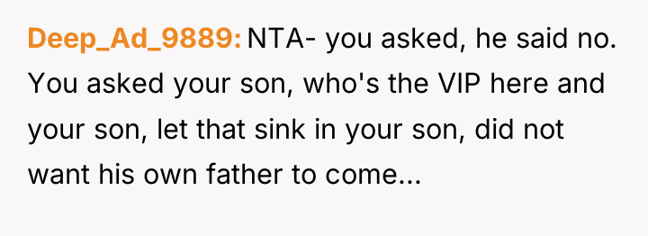 Deep_Ad_9889 NTA- you asked, he said no. You asked your...