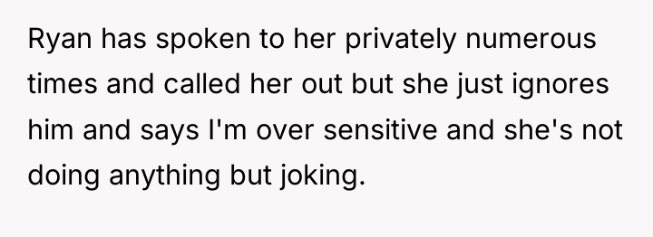 Ryan has spoken to her privately numerous times and called...