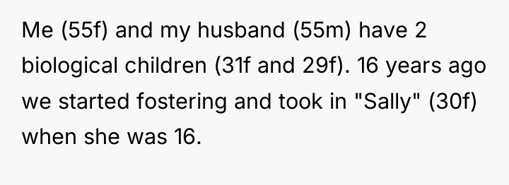 Me (55f) and my husband (55m) have 2 biological children...