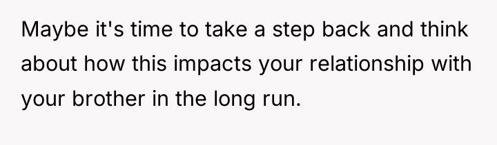 Maybe it's time to take a step back and think...