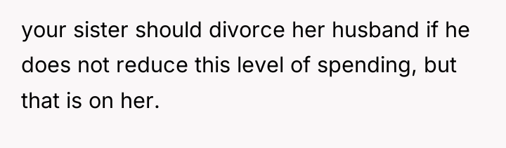 your sister should divorce her husband if he does not...