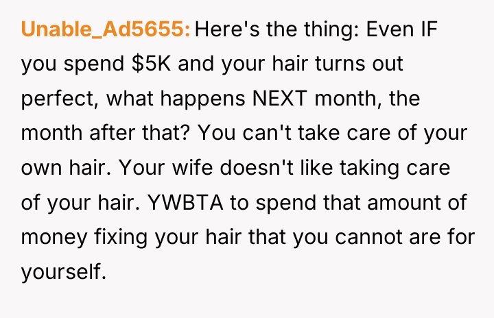 Unable_Ad5655 Here's the thing: Even IF you spend $5K and...