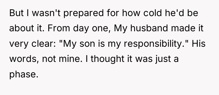 But I wasn't prepared for how cold he'd be about...