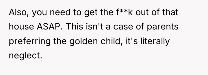 Also, you need to get the f**k out of that...