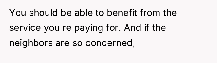 You should be able to benefit from the service you're...