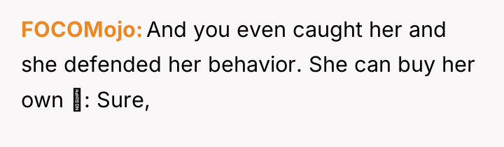 FOCOMojo And you even caught her and she defended her...