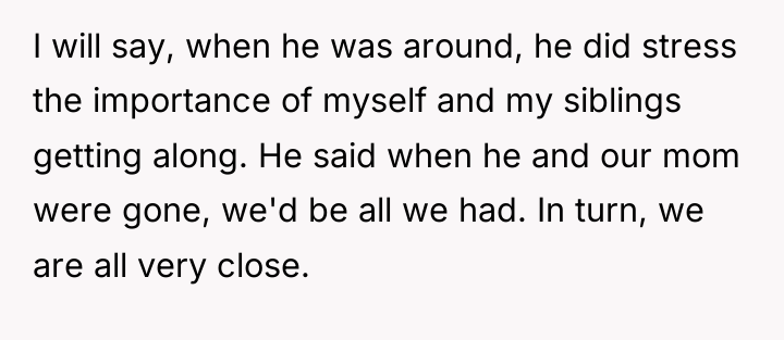 I will say, when he was around, he did stress...