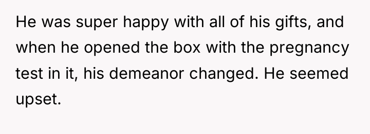 He was super happy with all of his gifts, and...