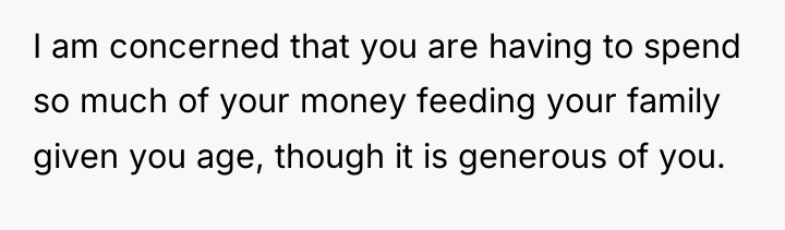 I am concerned that you are having to spend so...