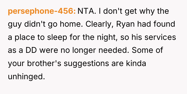 persephone-456 NTA. I don't get why the guy didn't go...