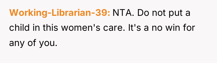 Working-Librarian-39 NTA. Do not put a child in this women's...