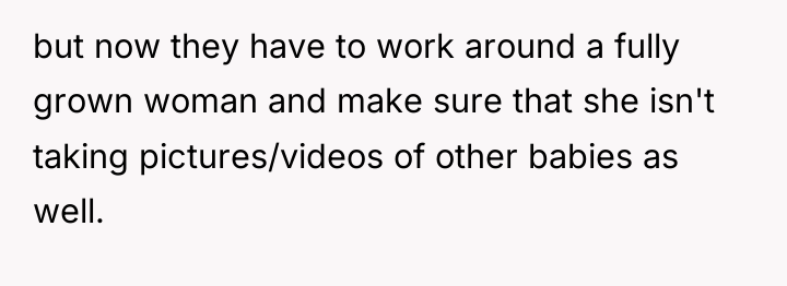 but now they have to work around a fully grown...