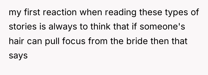 my first reaction when reading these types of stories is...