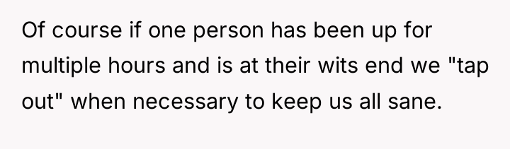 Of course if one person has been up for multiple...
