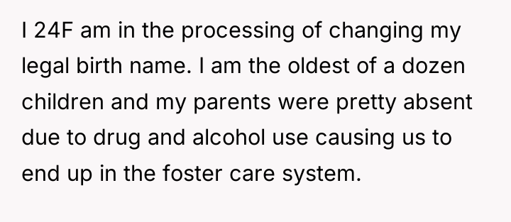I 24F am in the processing of changing my legal...