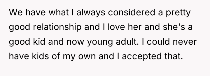 We have what I always considered a pretty good relationship...