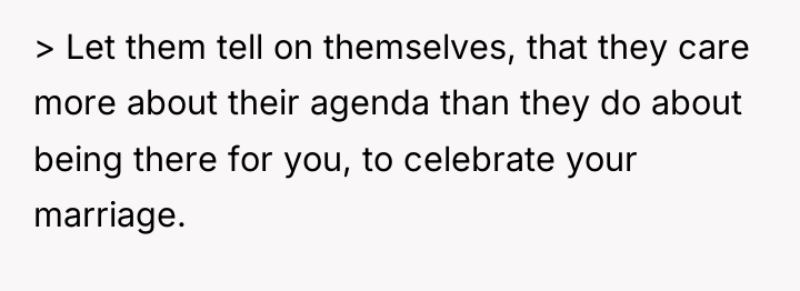 > Let them tell on themselves, that they care more...