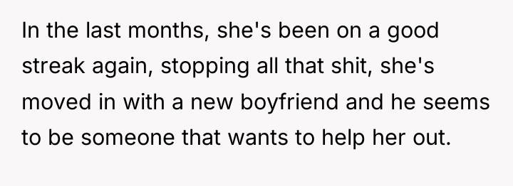 In the last months, she's been on a good streak...