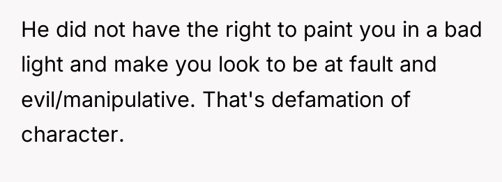 He did not have the right to paint you in...
