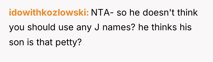 idowithkozlowski NTA- so he doesn't think you should use any...