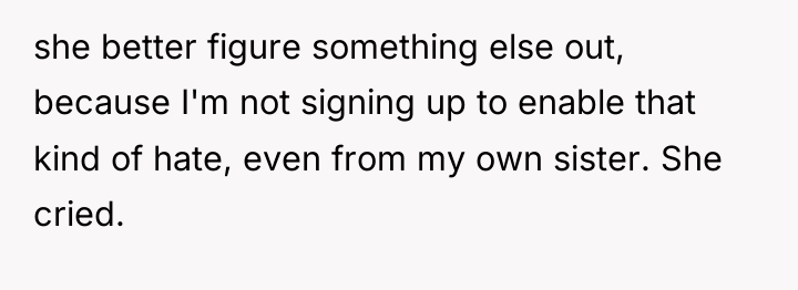 she better figure something else out, because I'm not signing...