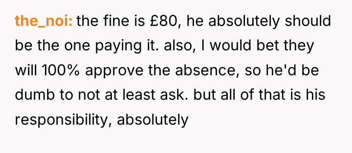the_noi the fine is £80, he absolutely should be the...