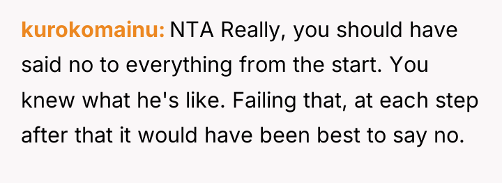 kurokomainu NTA Really, you should have said no to everything...