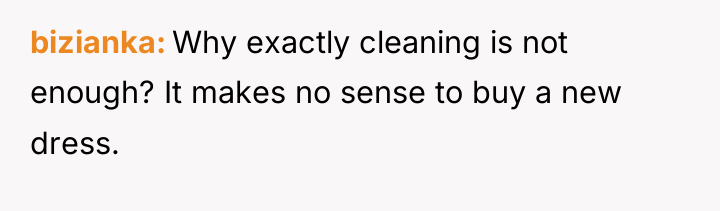 bizianka Why exactly cleaning is not enough? It makes no...
