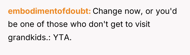 embodimentofdoubt Change now, or you'd be one of those who...